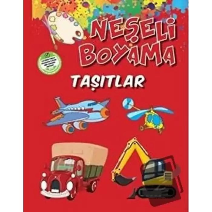 Neşeli Boyama - Taşıtlar (Suluboya Hediyeli)