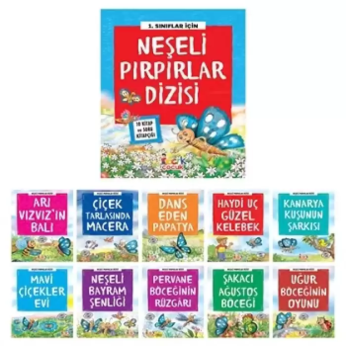 Neşeli Pırpırlar Dizisi (10 Kitap+Soru Kitapçığı)