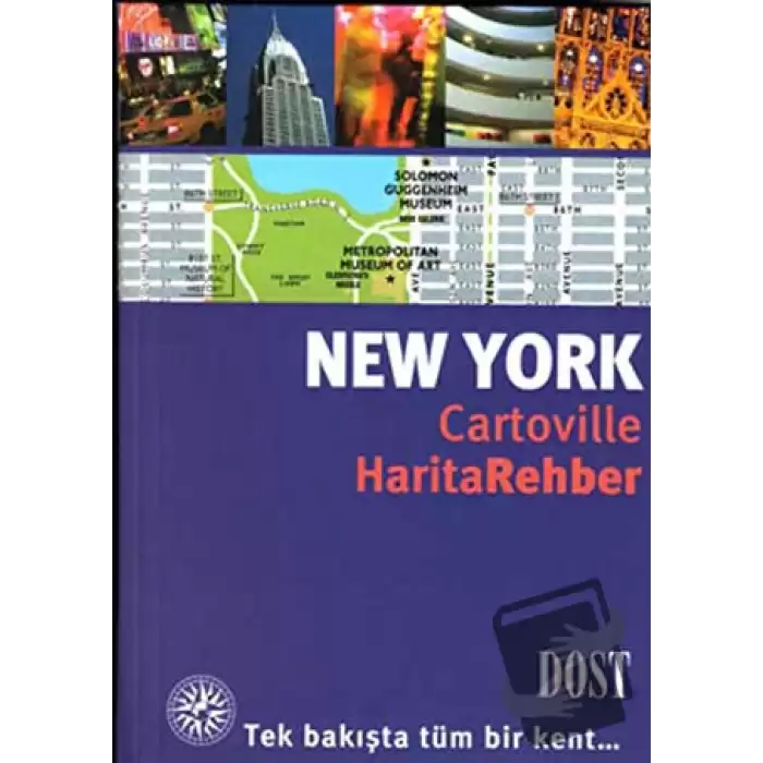 New York Cartoville Harita Rehber (Ciltli)