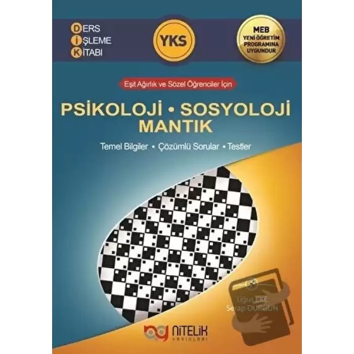 Nitelik YKS AYT Psikoloji Sosyoloji Mantık Ders İşleme Kitabı