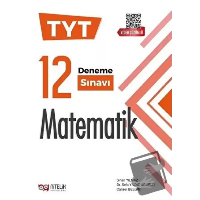 Nitelik YKS TYT Matematik 12 Deneme Sınavı Video Çözümlü