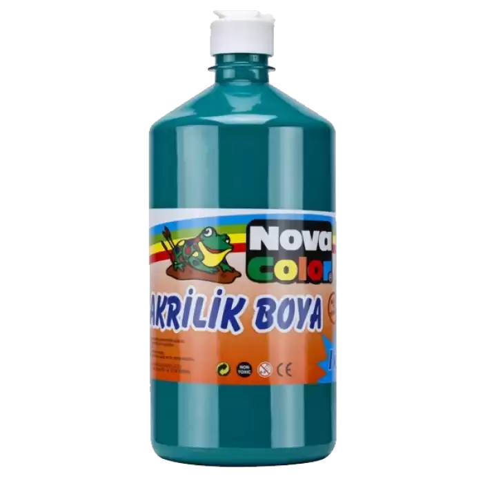 Nova Color Akrilik Boya 1 Kg Yeşil Nc-224