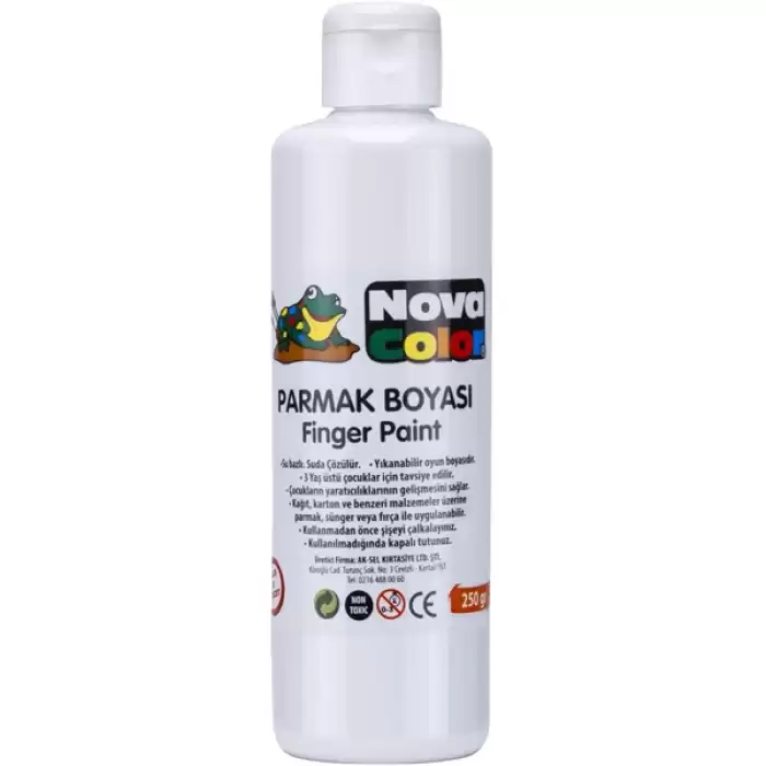 Nova Color Parmak Boyası Beyaz 250 Gr Nc-446