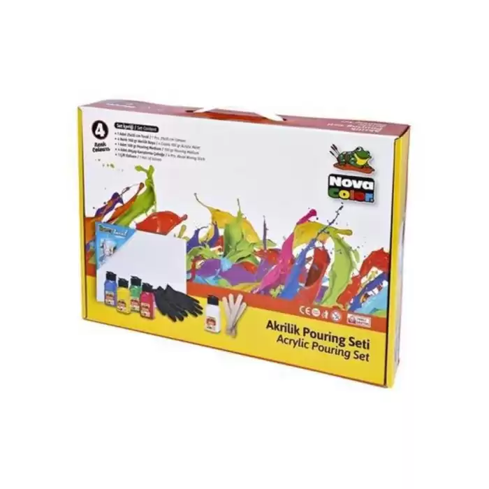 Nova Color Pouring Set Botanik Nc-2509