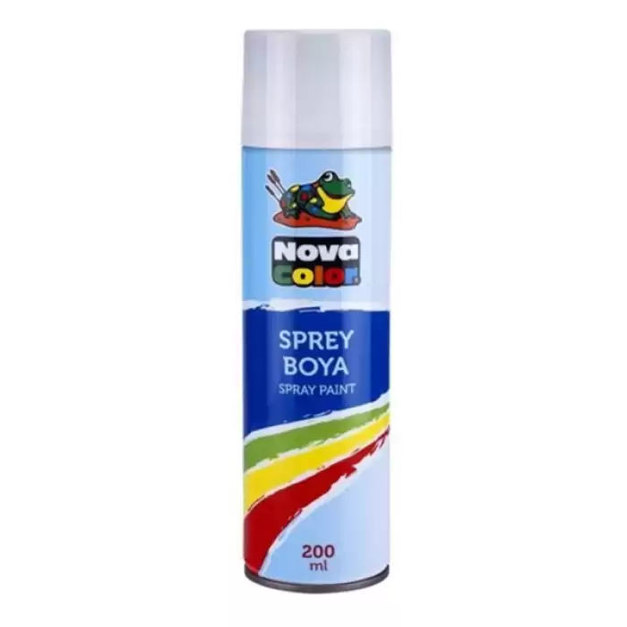 Nova Color Sprey Boya 200 Ml Beyaz Nc-804