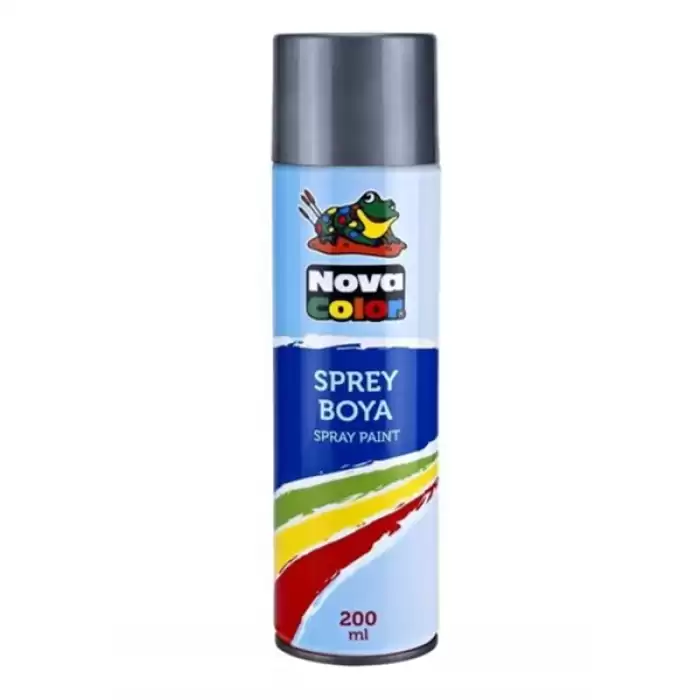 Nova Color Sprey Boya 200 Ml Gri Nc-810