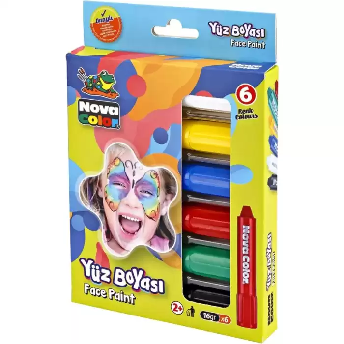 Nova Color Yüz Boyası 6 Lı Set Nc-212