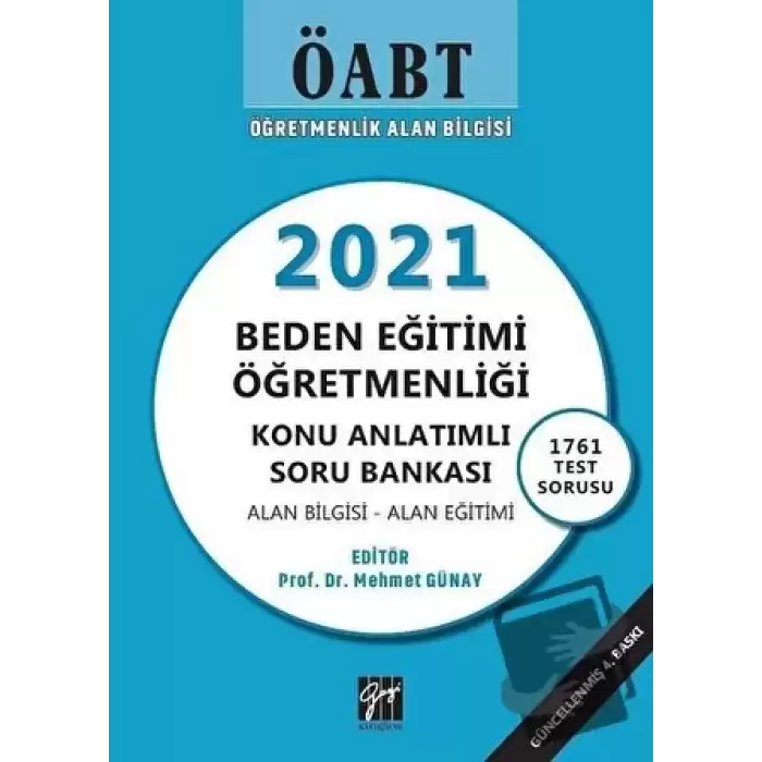 ÖABT 2021 Beden Eğitimi Öğretmenliği Konu Anlatımlı Soru Bankası