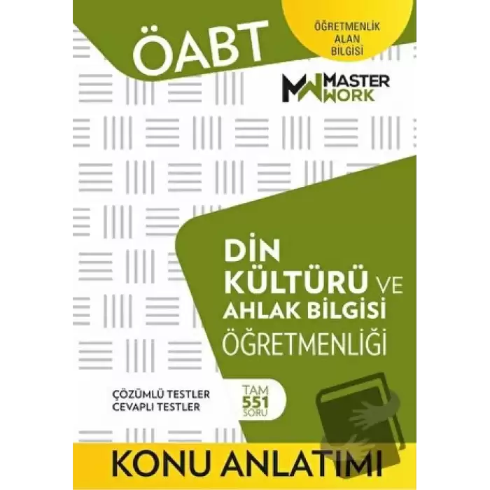 ÖABT - Din Kültürü Ve Ahlak Bilgisi Öğretmenliği - Konu Anlatımı