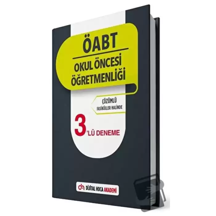 ÖABT Okul Öncesi Öğretmenliği Çözümlü 3’lü Deneme