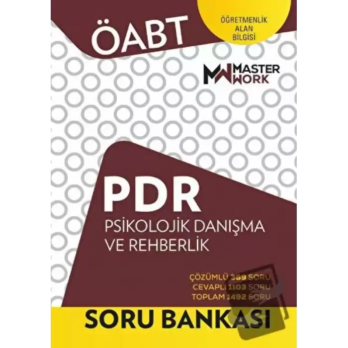 ÖABT - PDR - Psikolojik Danışma Ve Rehberlik Soru Bankası