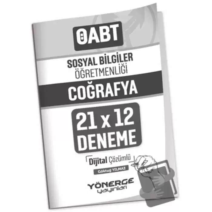 ÖABT Sosyal Bilgiler Öğretmenliği Coğrafya 21x12 Deneme Çözümlü