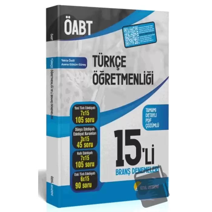 ÖABT Türkçe Öğretmenliği 15 li Deneme Çözümlü