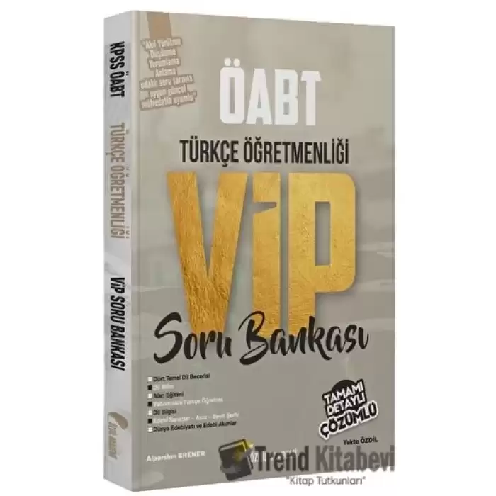 ÖABT Türkçe Öğretmenliği VIP Soru Bankası Çözümlü