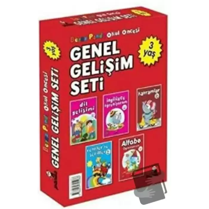 Okul Öncesi 3 Yaş Genel Gelişim Seti (5 Kitap)