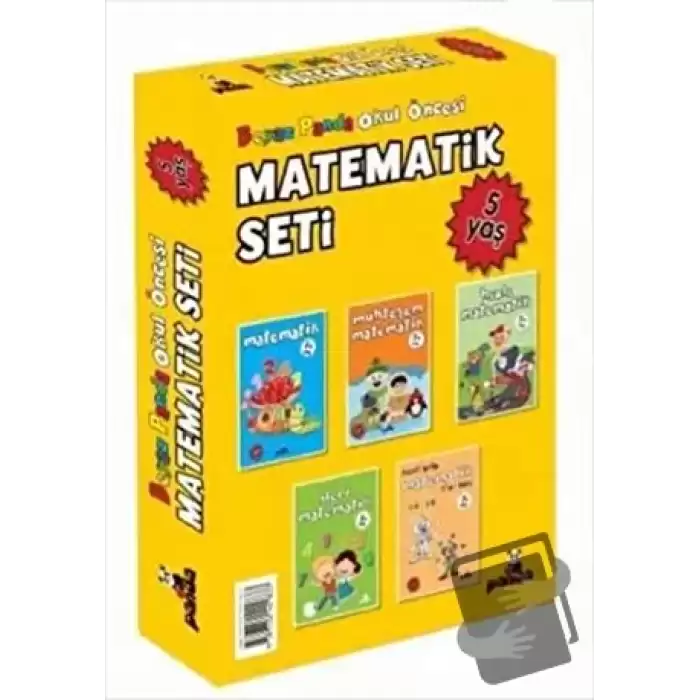 Okul Öncesi 5 Yaş Matematik Seti (5 Kitap)