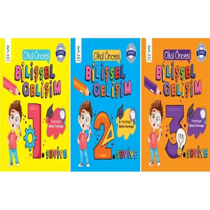 Okul Öncesi Bilişsel Gelişim  Seti  (3 Kitap)