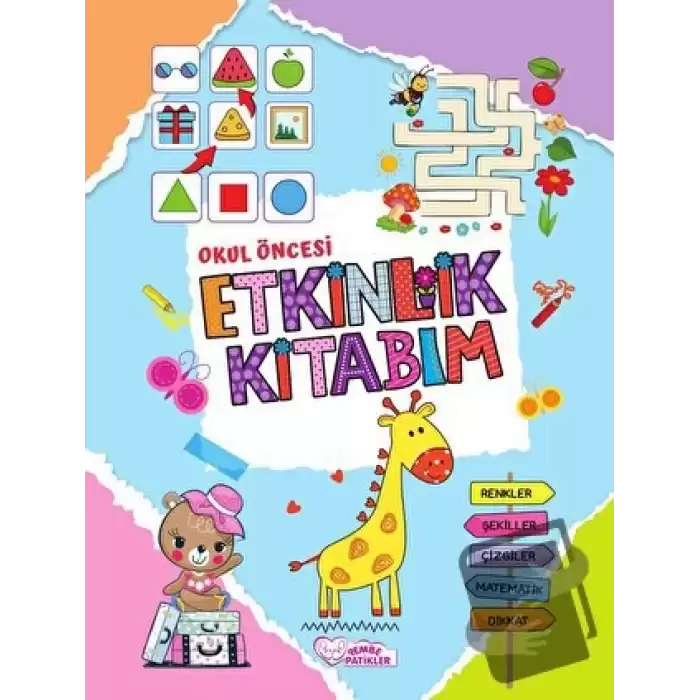 Okul öncesi Etkinlik Kitabım – Robotik Kodlama ve Dikkat Geliştirme (Çift Taraflı Kitap)