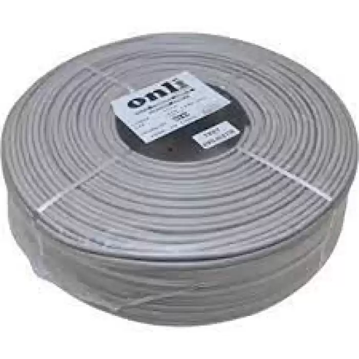 Onli Er-2201Cu 2+1 1X0,22 Mini Coax 2X0,22Mm 250  Metre Cctv Kamera Kablosu