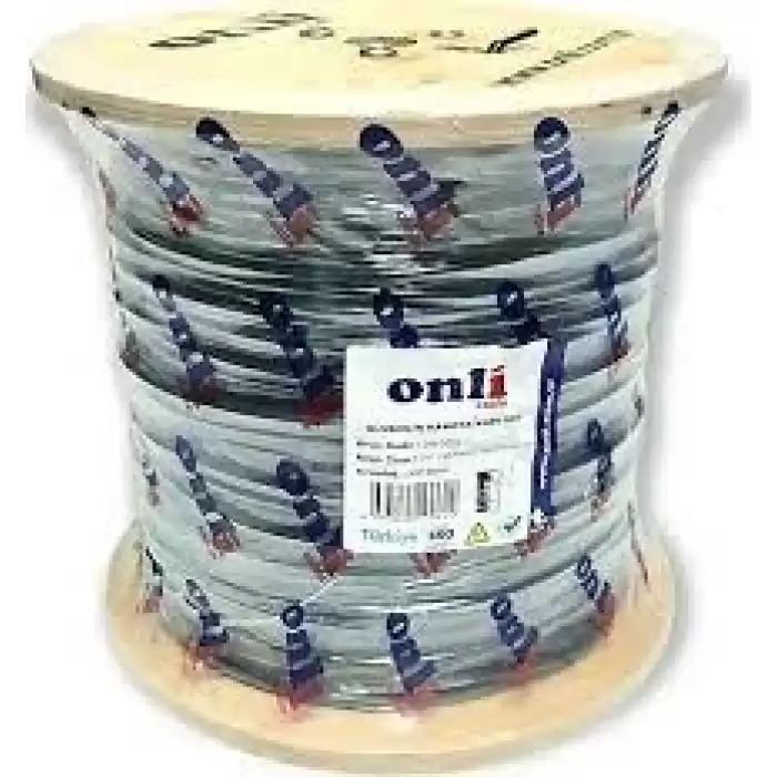 Onli On-5001 2+1 1X0,50 Mini Coax 2X0,50Mm 500 Metre Cca Kamera Kablosu