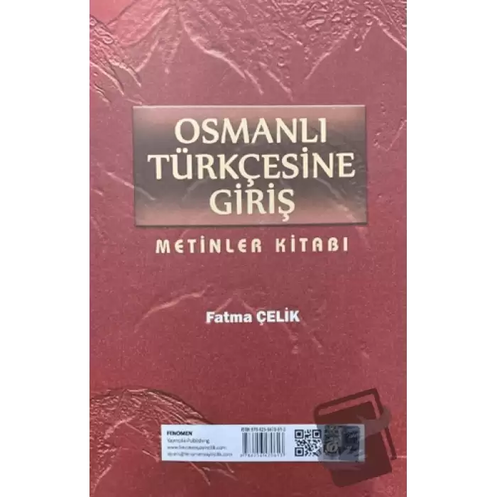 Osmanlı Türkçesine Giriş