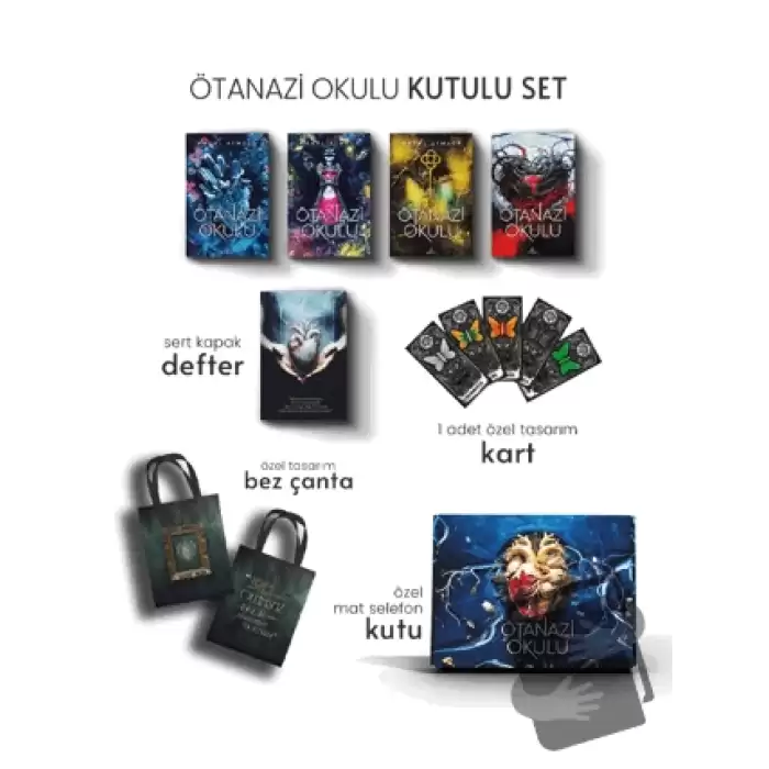 Ötanazi Okulu 4 Kitaplık Kutulu Set