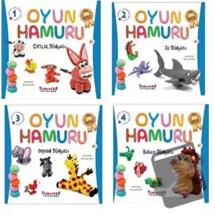 Oyun Hamuru Eğitim Seti-4 Kitap