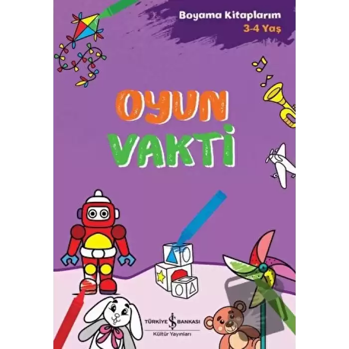 Oyun Vakti - Boyama Kitaplarım 3-4 Yaş