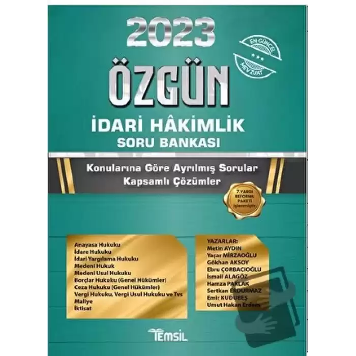 Özgün İdari Hakimlik Soru Bankası