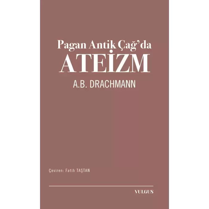 Pagan Antik Çağ’da Ateizm