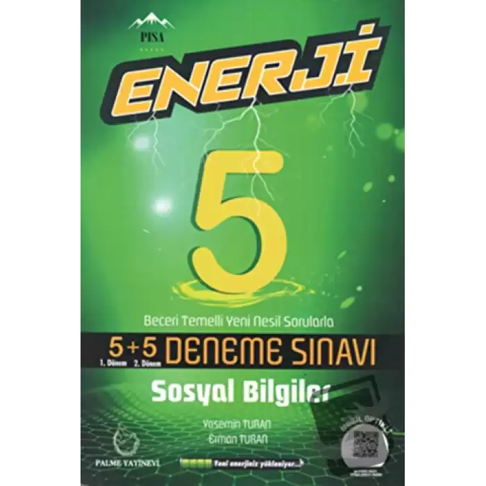 Palme 5. Sınıf Enerji Sosyal Bilgiler 5+5 Deneme Sınavı