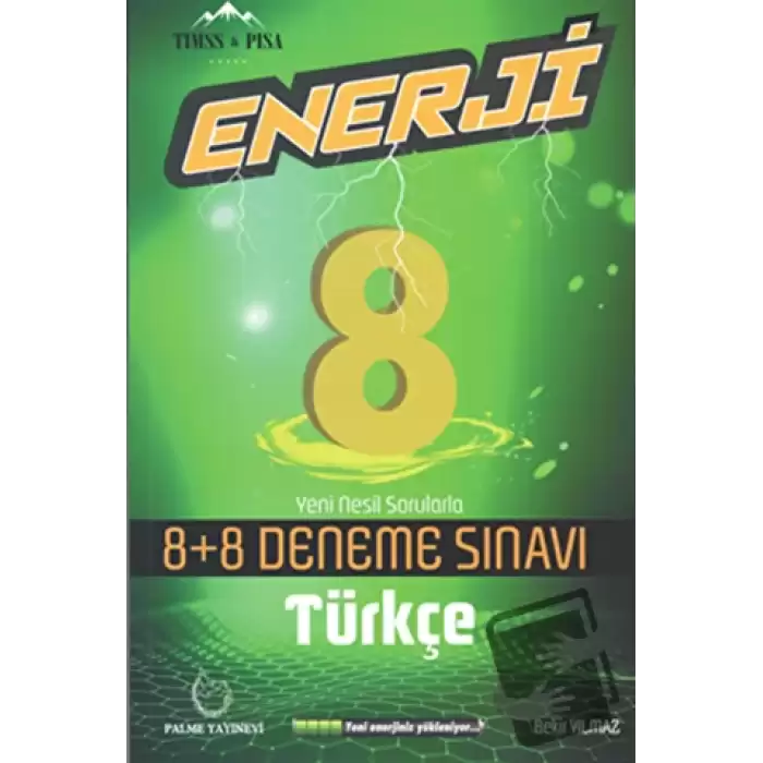 Palme 8. Sınıf Enerji Türkçe 8+8 Deneme Sınavı