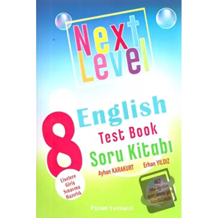 Palme 8. Sınıf Next Level English Test Book Soru Kitabı