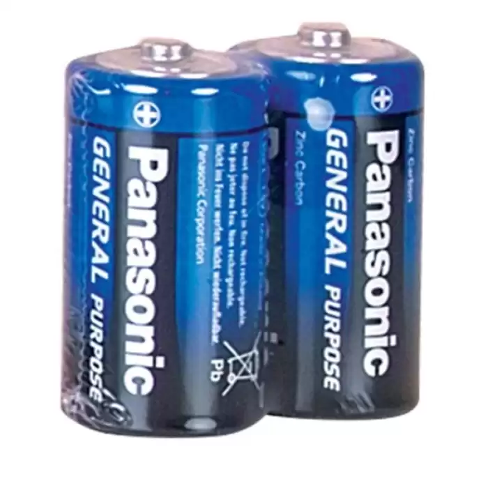 Panasonic Çinko Karbon Orta Boy Pil (C)  R14Be/2Ps - 24lü Kutu