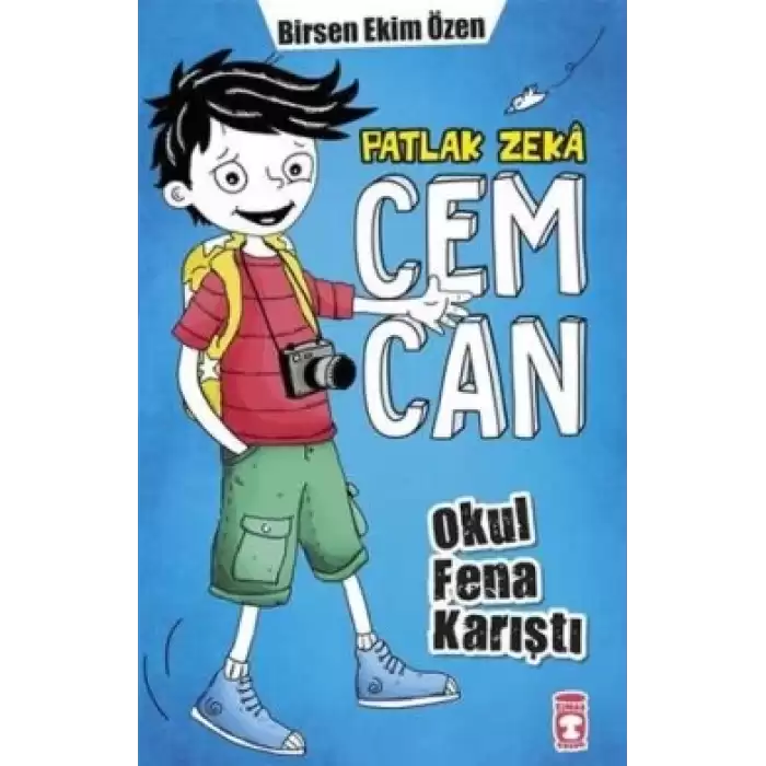 Patlak Zeka Cemcan - Okul Fena Karıştı (Fleksi Cilt)