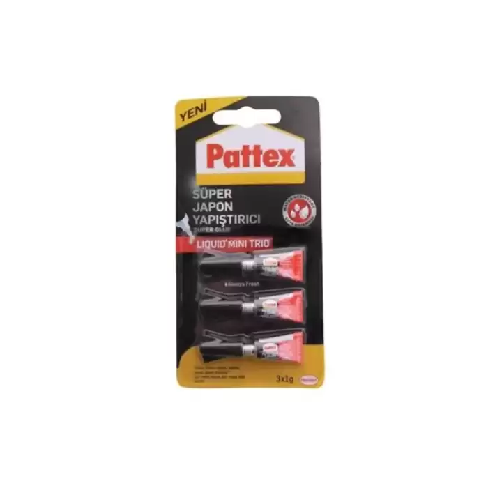 Pattex Japon Yapıştırıcı Gel Mini Süper 3X1 Gr 1943764