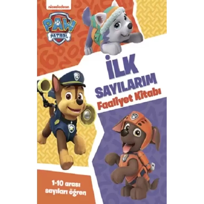 Paw Patrol İlk Sayılarım Faaliyet Kitabı