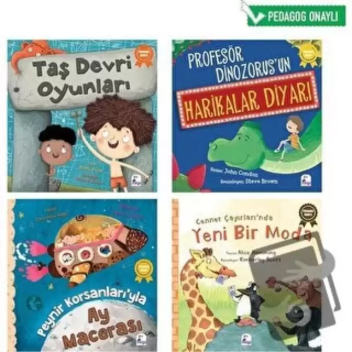 Pedagog Onaylı Uyku Vakti Hikayeleri Seti 4 (4 Kitap)