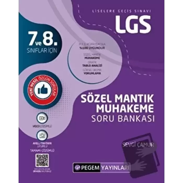 Pegem Yayınları 8. Sınıf LGS Sözel Mantık Muhakeme Soru Bankası