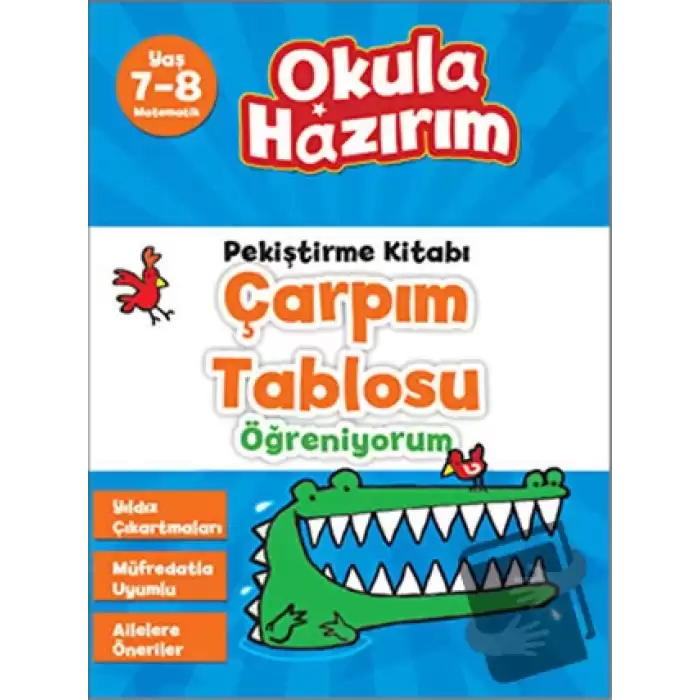 Pekiştirme Kitabı Çaprım Tablosu Öğreniyorum