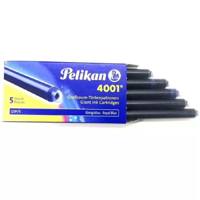 Pelikan Dolma Kalem Kartuşu Uzun Royal Siyah 5 Li 4001