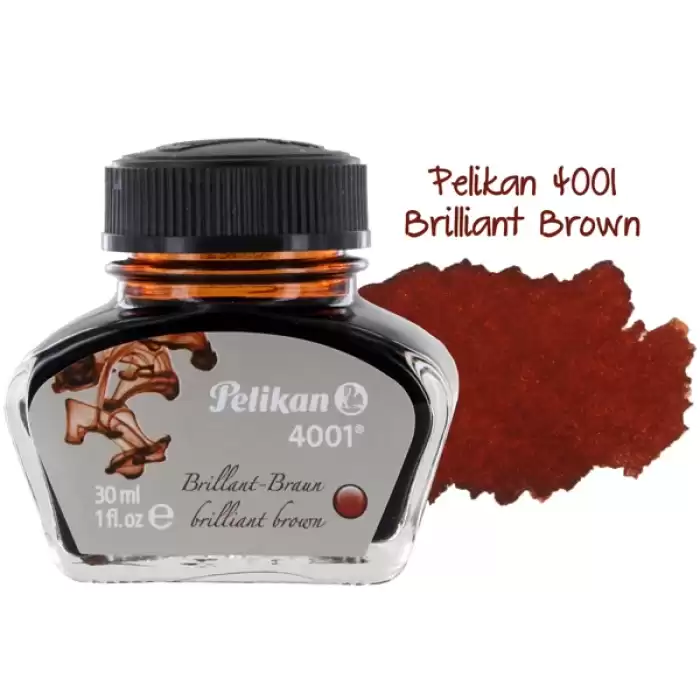 Pelikan Dolma Kalem Mürekkebi 30 Ml Kahverengi 4001