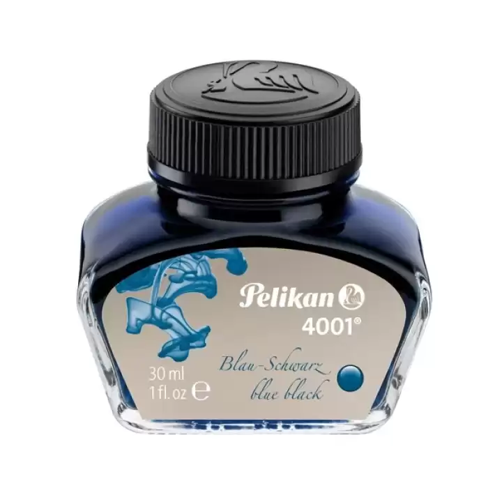 Pelikan Dolma Kalem Mürekkebi 30 Ml Mavi-Siyah 4001