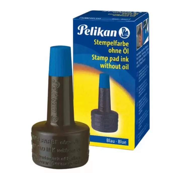 Pelikan Istampa Mürekkebi 28 Ml Mavi 351213 - 10lu Paket