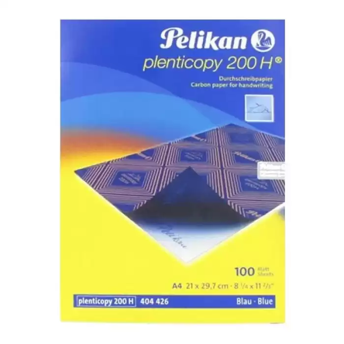 Pelikan Karbon 100 Lü Mavi 200 H