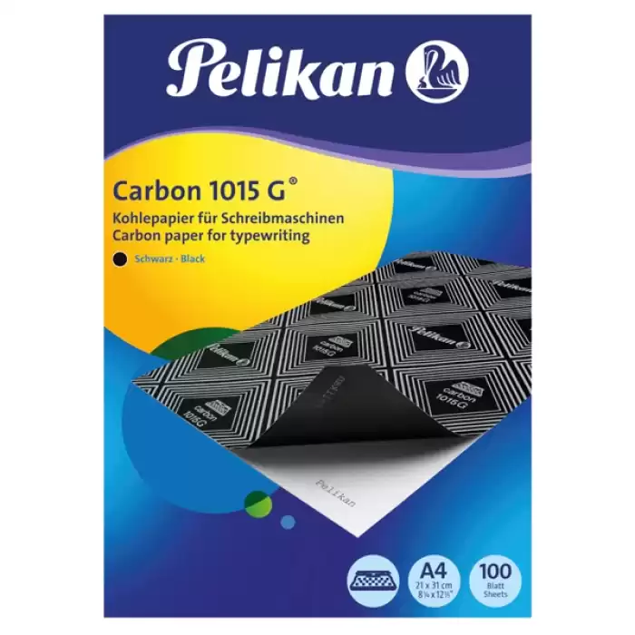 Pelikan Karbon Kağıdı 100 Lü A4 Siyah 1015G - 100lü Paket