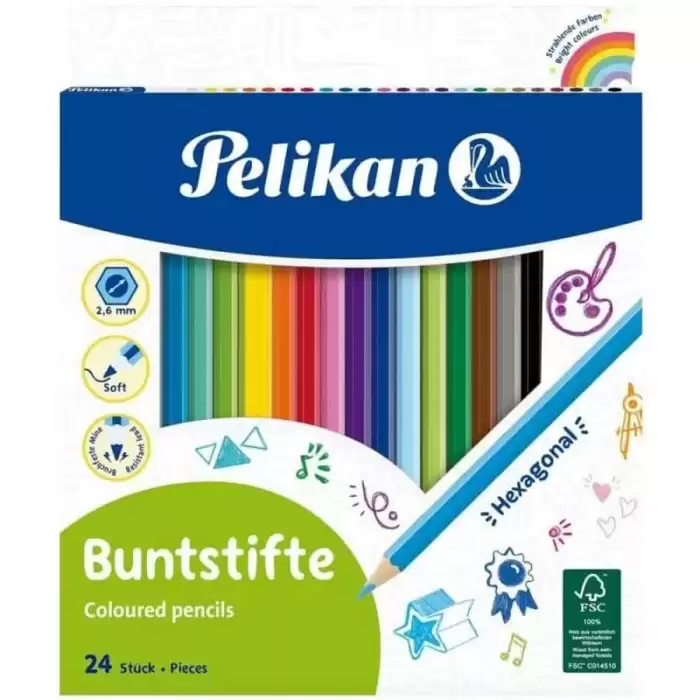 Pelikan Kuru Boya Kalemi 24 Lü 724013