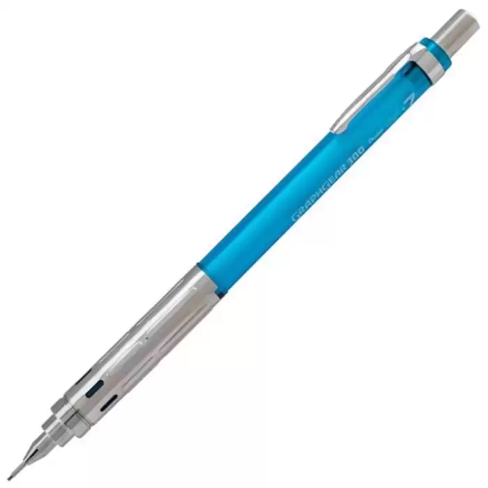 Pentel Teknik Çizim Ve Yazı Versatili 0.7 Mm Mavi Graphgear 300