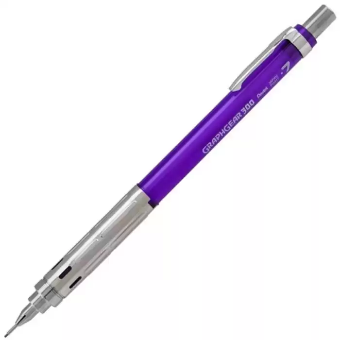 Pentel Teknik Çizim Ve Yazı Versatili 0.7 Mm Mor Graphgear 300