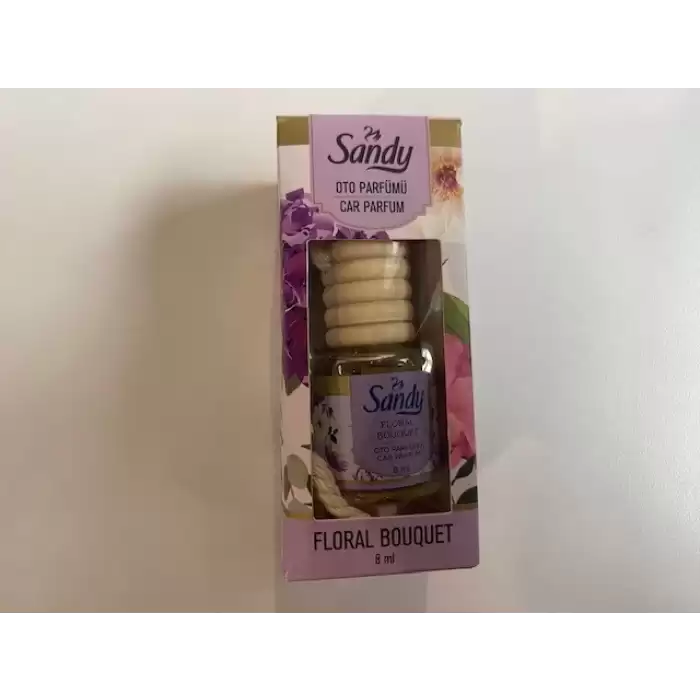 Pereja Sandy Floral Bouquet (Çiçek Buketi) 8Ml Oto Kokusu Cam